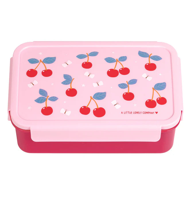 A Little Lovely Company Back to School Set - Drinking bottle XL Stainless Steel/Bentobox - Joy