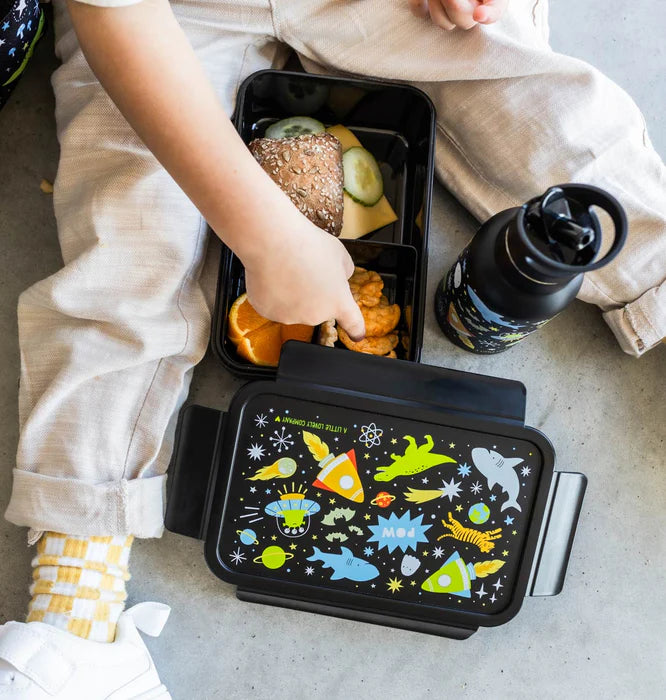 Beau von Bo Eine kleine schöne Firma Back to School Set - Trinkflasche/Snackboxen/Bentobox - Galaxy