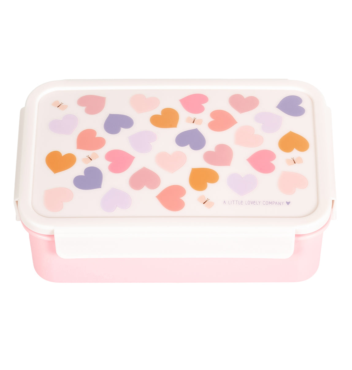 A Little Lovely Company Back to School Set - Drinking bottle XL Stainless Steel/Bentobox - Joy