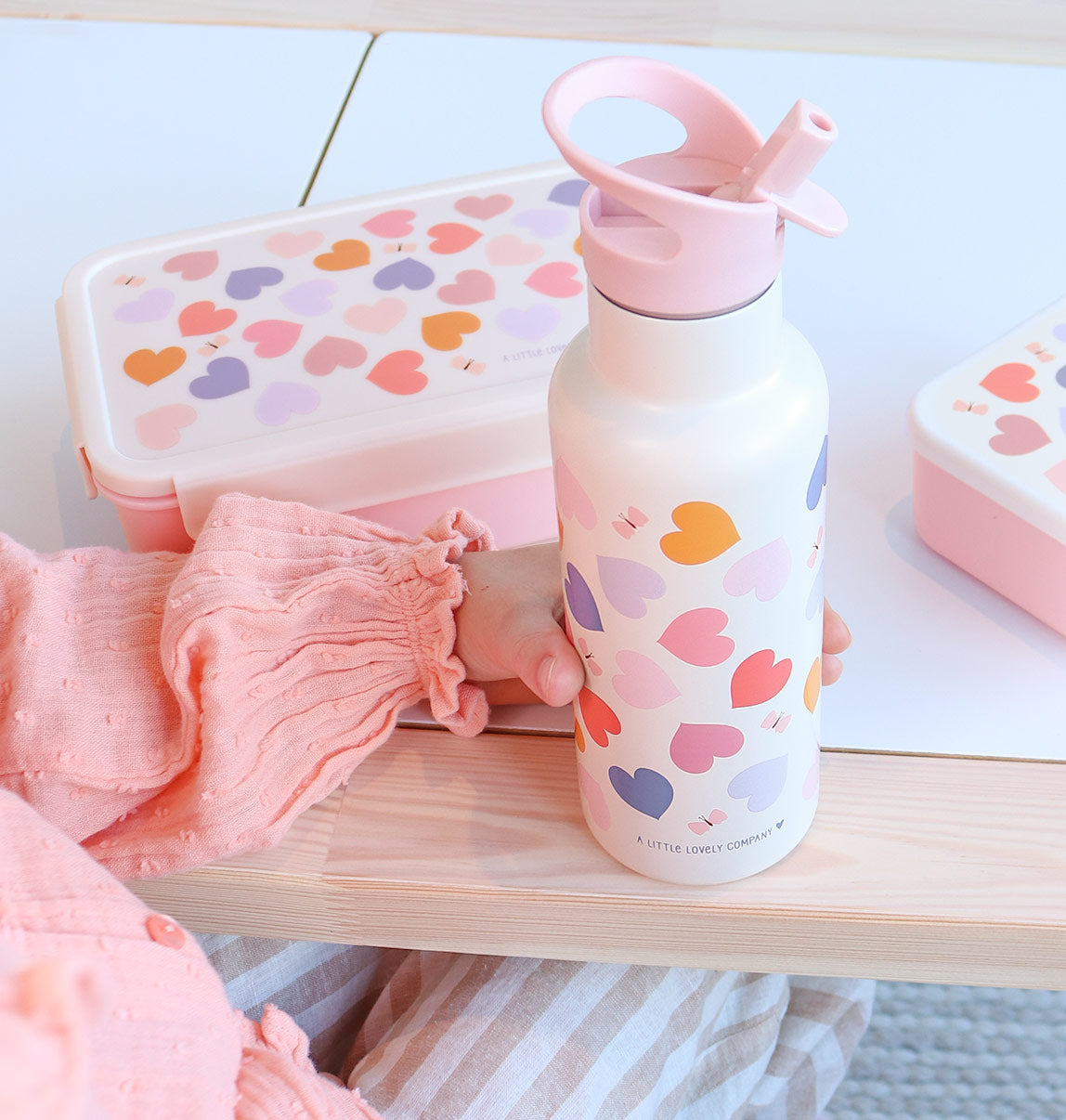 Une petite entreprise de retour à l'école - bouteille de boisson xl en acier inoxydable / Bentobox - Joy