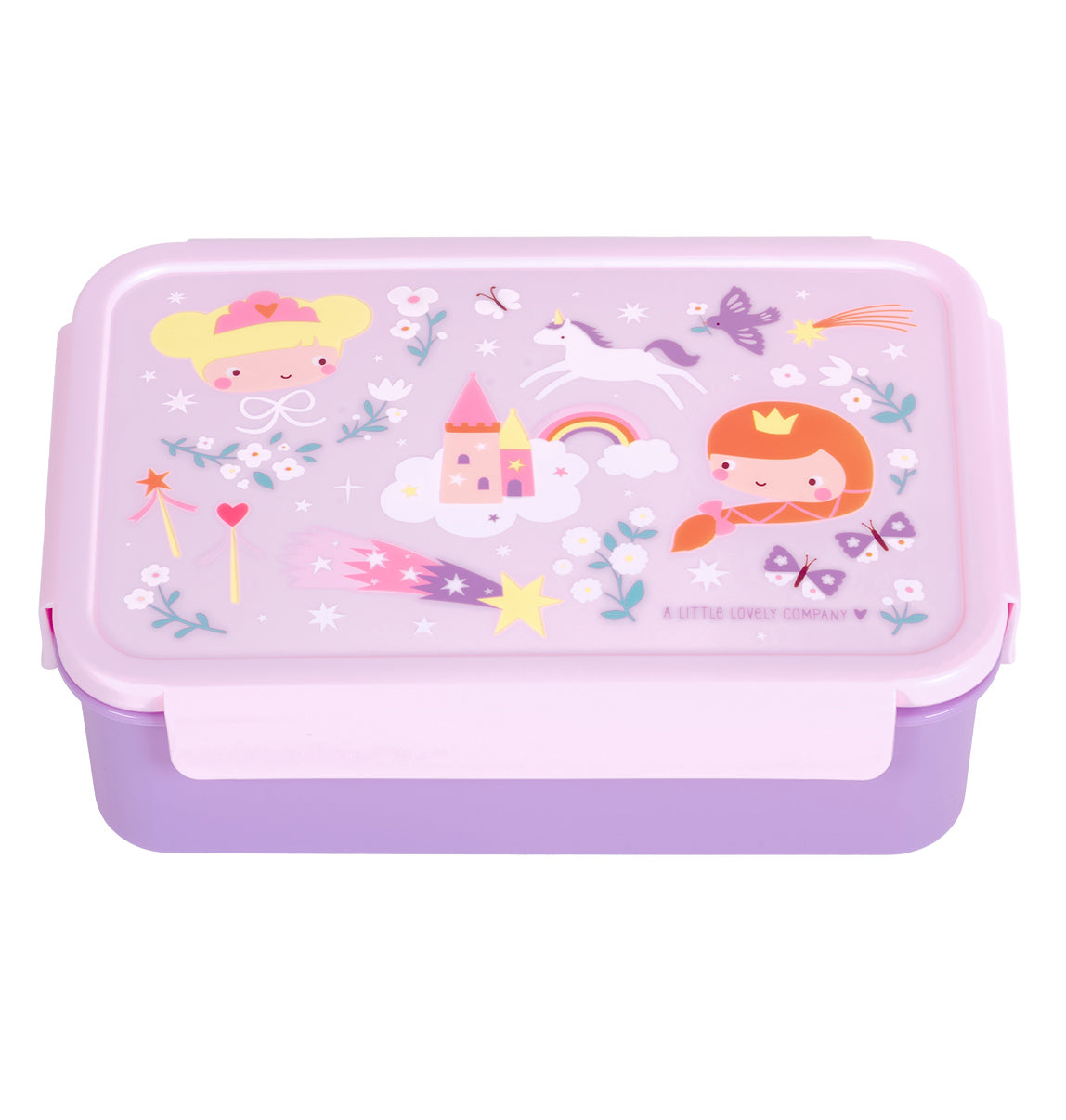 A Little Lovely Company Back to School Set - Drinking bottle XL Stainless Steel/Bentobox - Joy