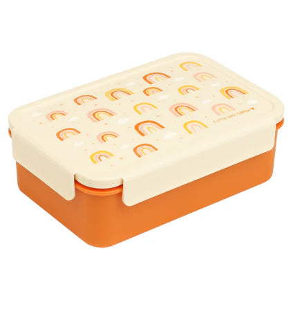 A Little Lovely Company Back to School Set - Drinking bottle XL Stainless Steel/Bentobox - Joy