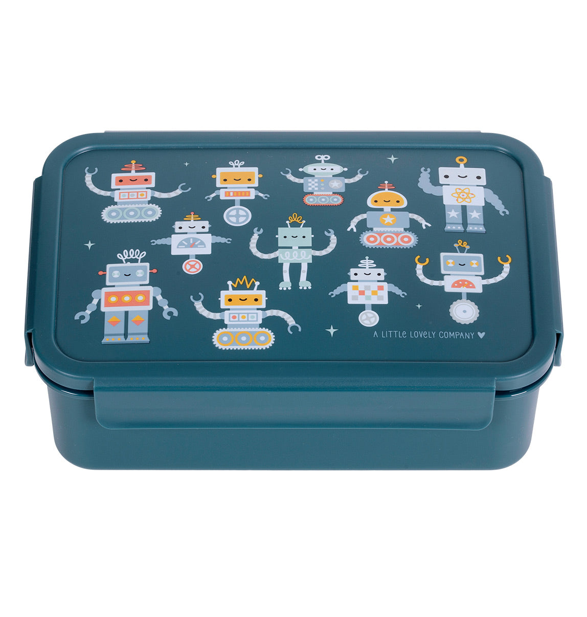 A Little Lovely Company Back to School Set - Drinking bottle XL Stainless Steel/Bentobox - Joy