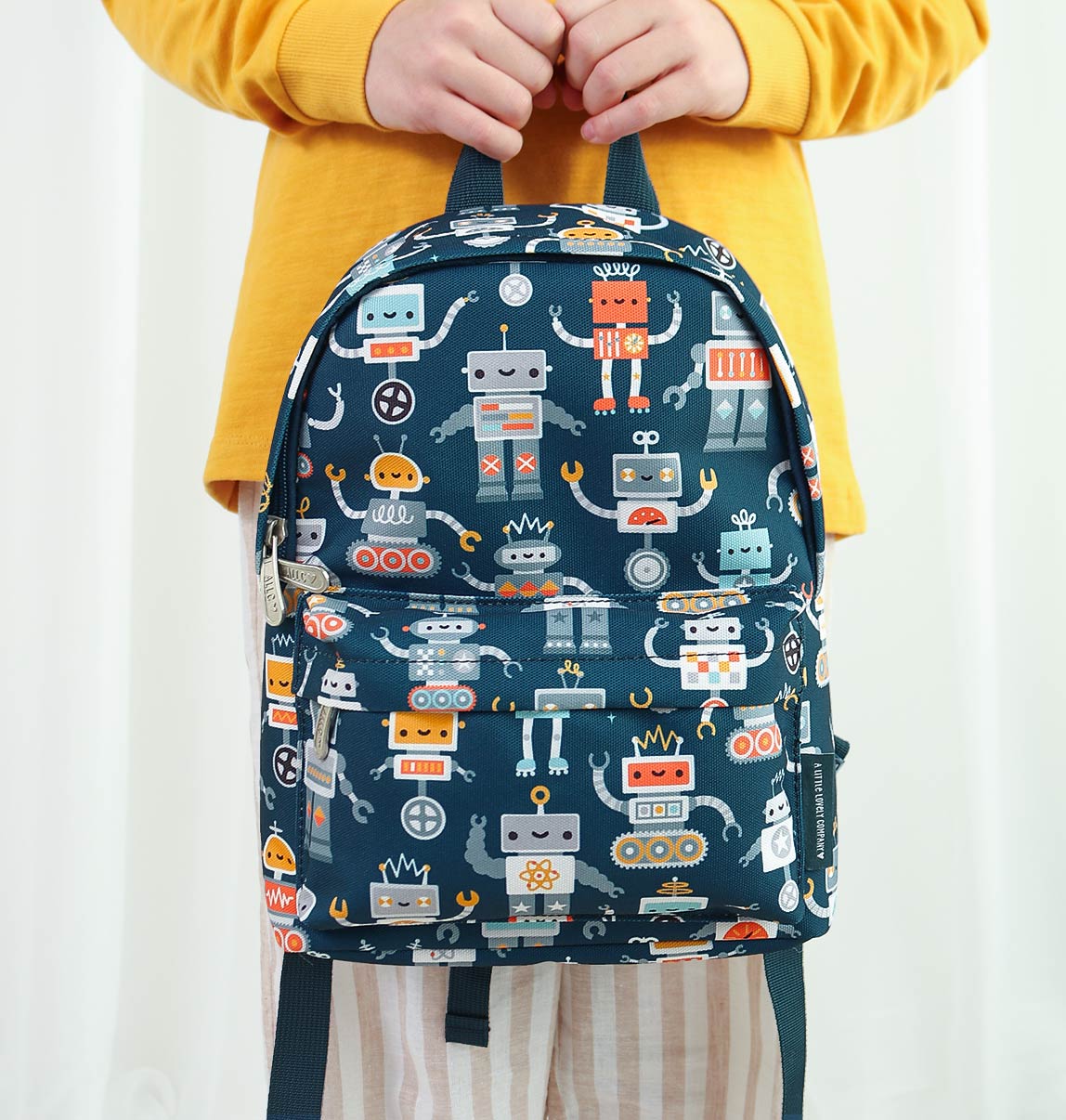 A Little Lovely Company Back to school - Rugzakje - Robots