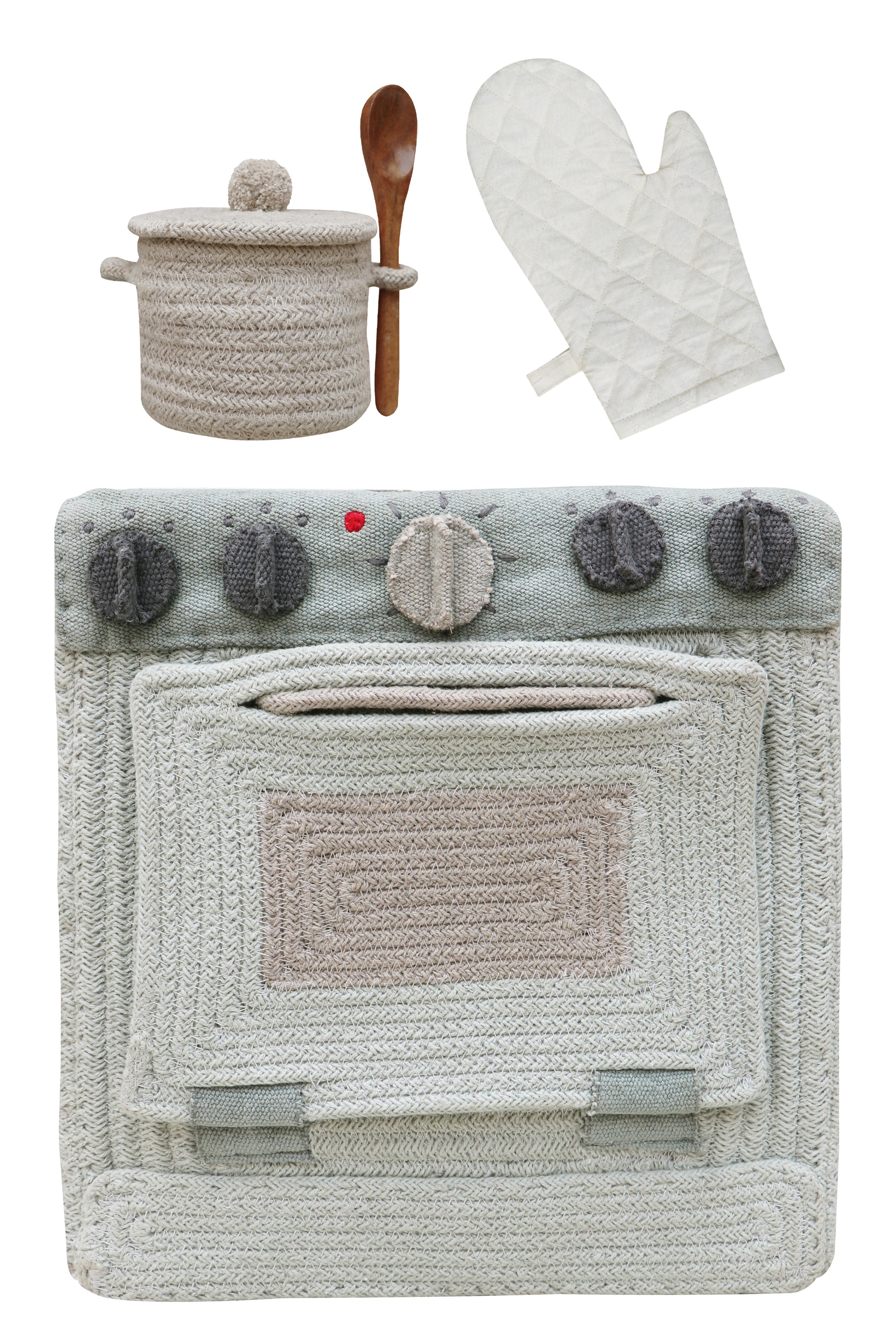 Lorena Canals Panier de rangement Play - Cuisine - 30x33x26cm 