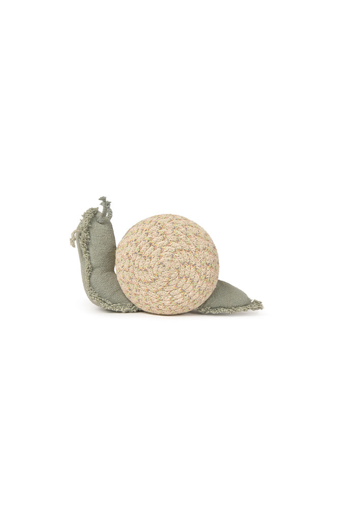 Lorena Canals Opbergmand Mini Snail - 25x11x15cm - Beige/Groen