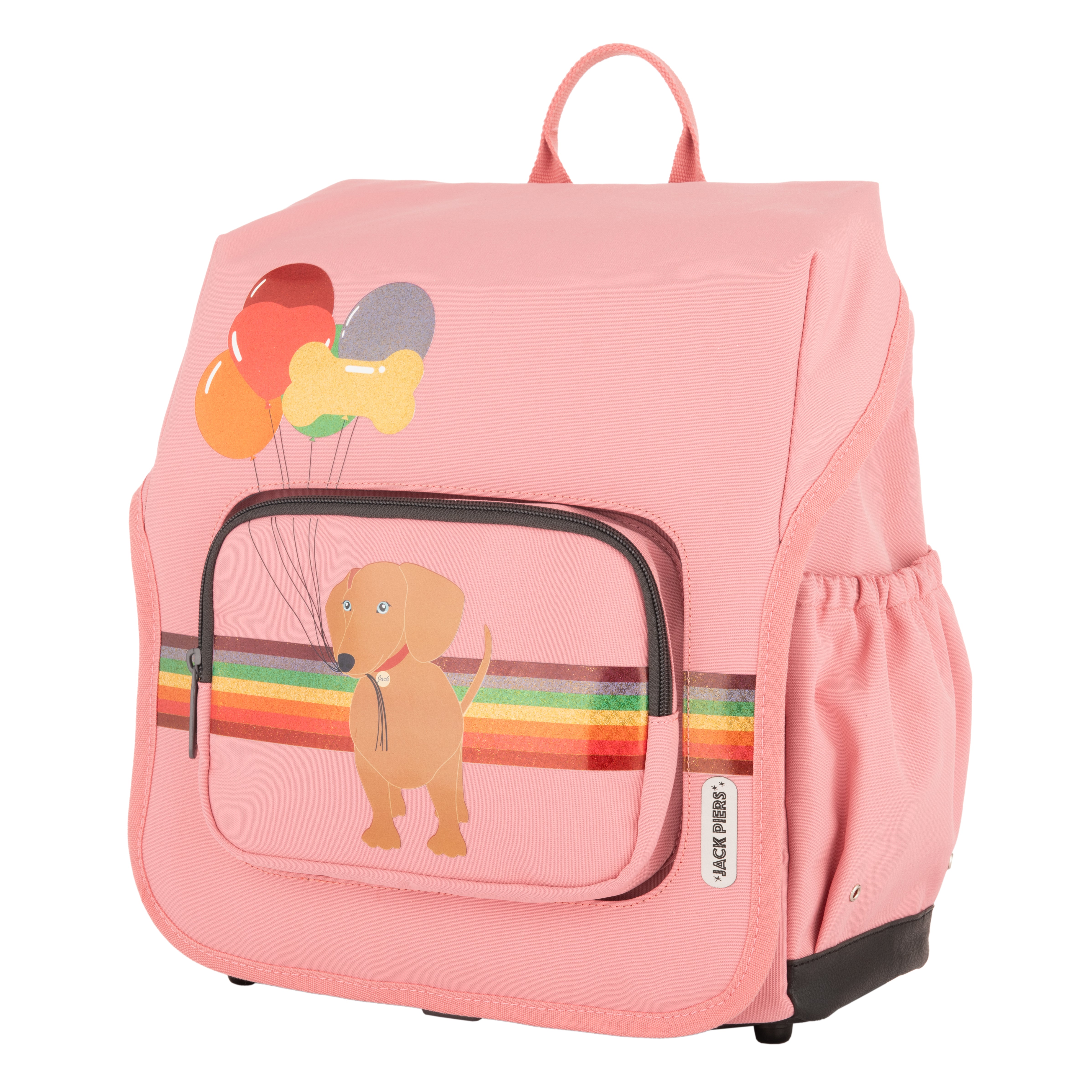 Jack Piers Rugzak/Backpack Berlin Dog - 36x13x29cm - Roze