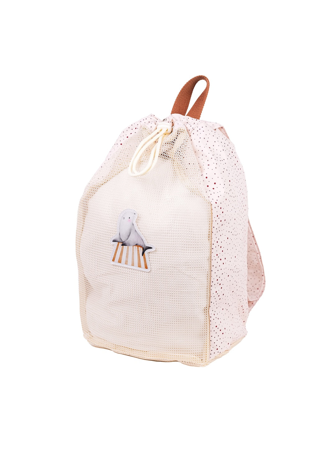 Mrs Ertha Beach Net Rugzak/Strandrugzak - 38x33x24cm - Unique Dots