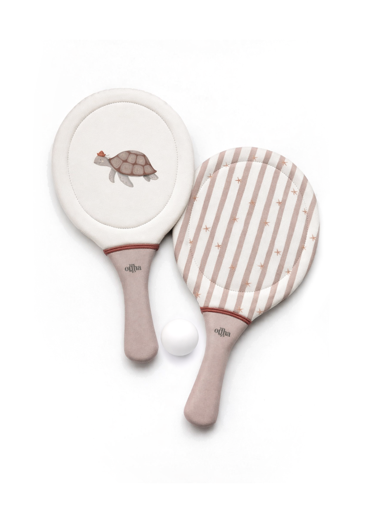 Mrs Ertha Beach Rackets - Paddle-set met balletje - Stripped Harmony