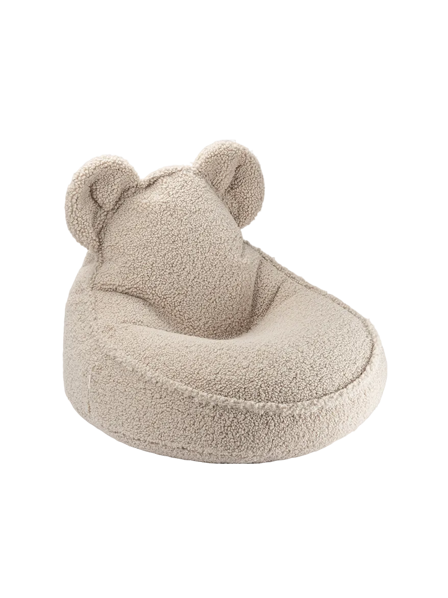 Wigiwama Teddy Bear Beanbag Chair / Zitzak - 70x60x42cm - Biscuit