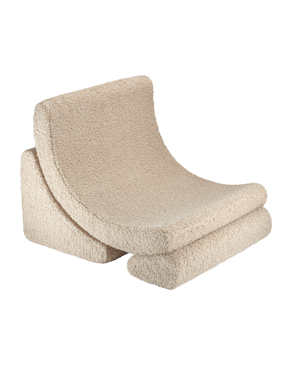Wigiwama Teddy Moon Chair / Fauteuil - 80x65x55cm - Biscuit