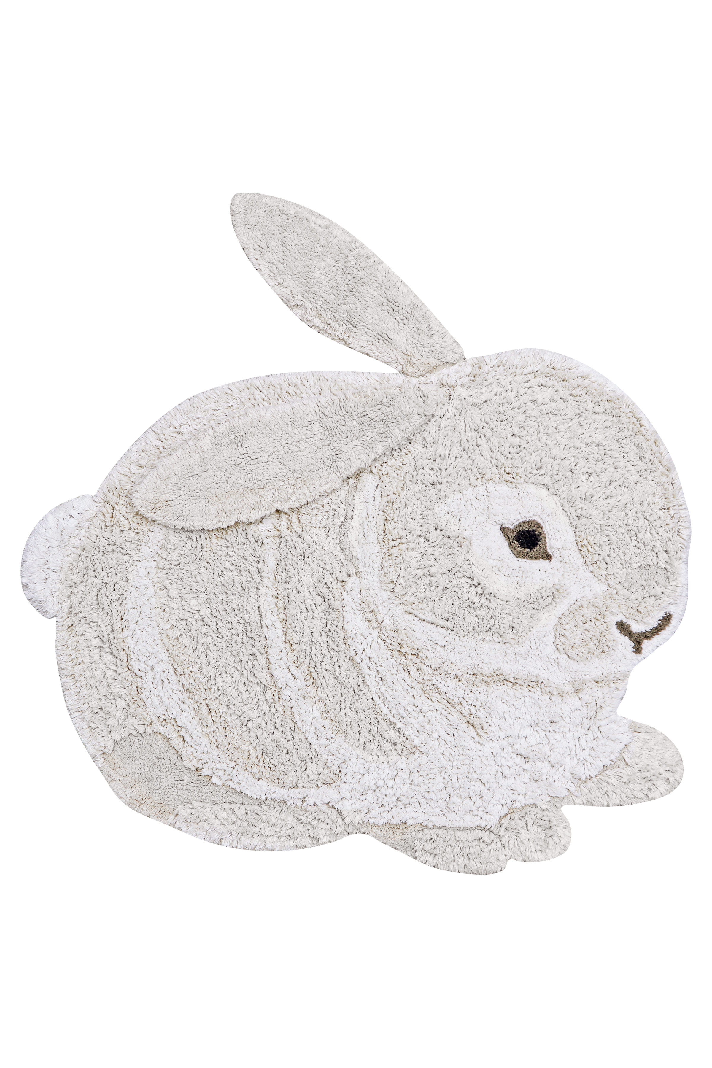Lorena Canals Wasbaar katoen vloerkleed - Animals Bunny - 130x135cm
