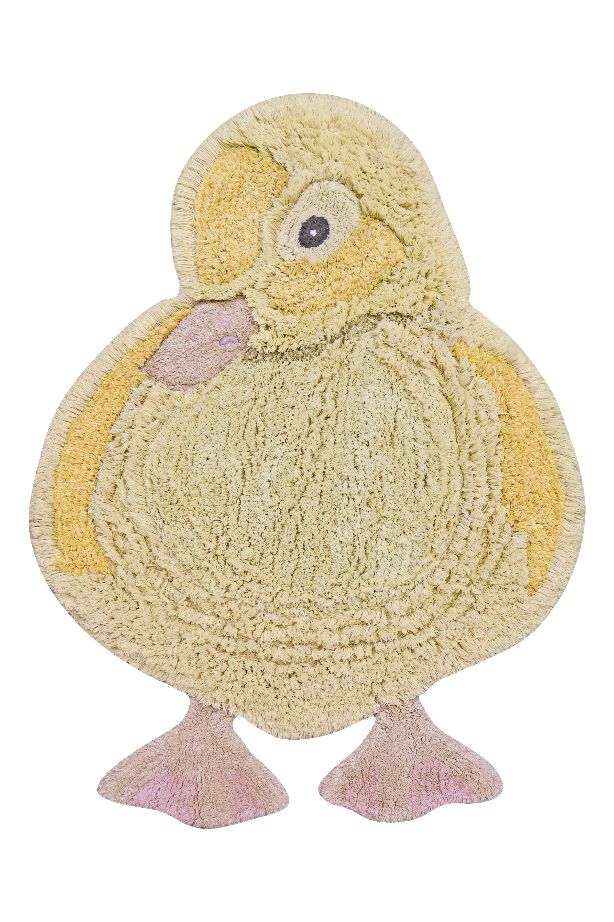 Lorena Canals Wasbaar katoen vloerkleed - Animals Duck - 95x120cm