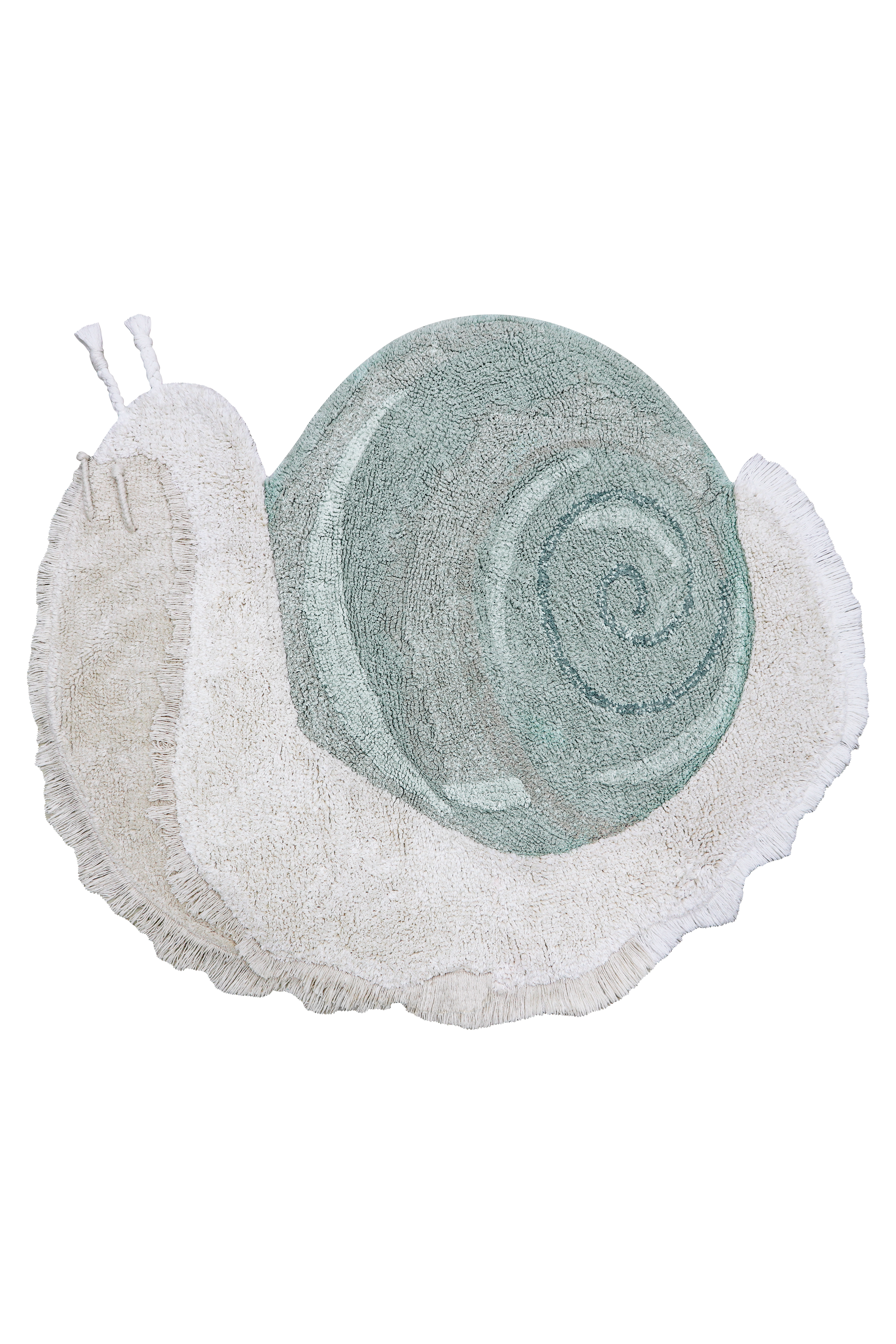 Lorena Canals Wasbaar katoen vloerkleed - Animals Snail - 100x120cm
