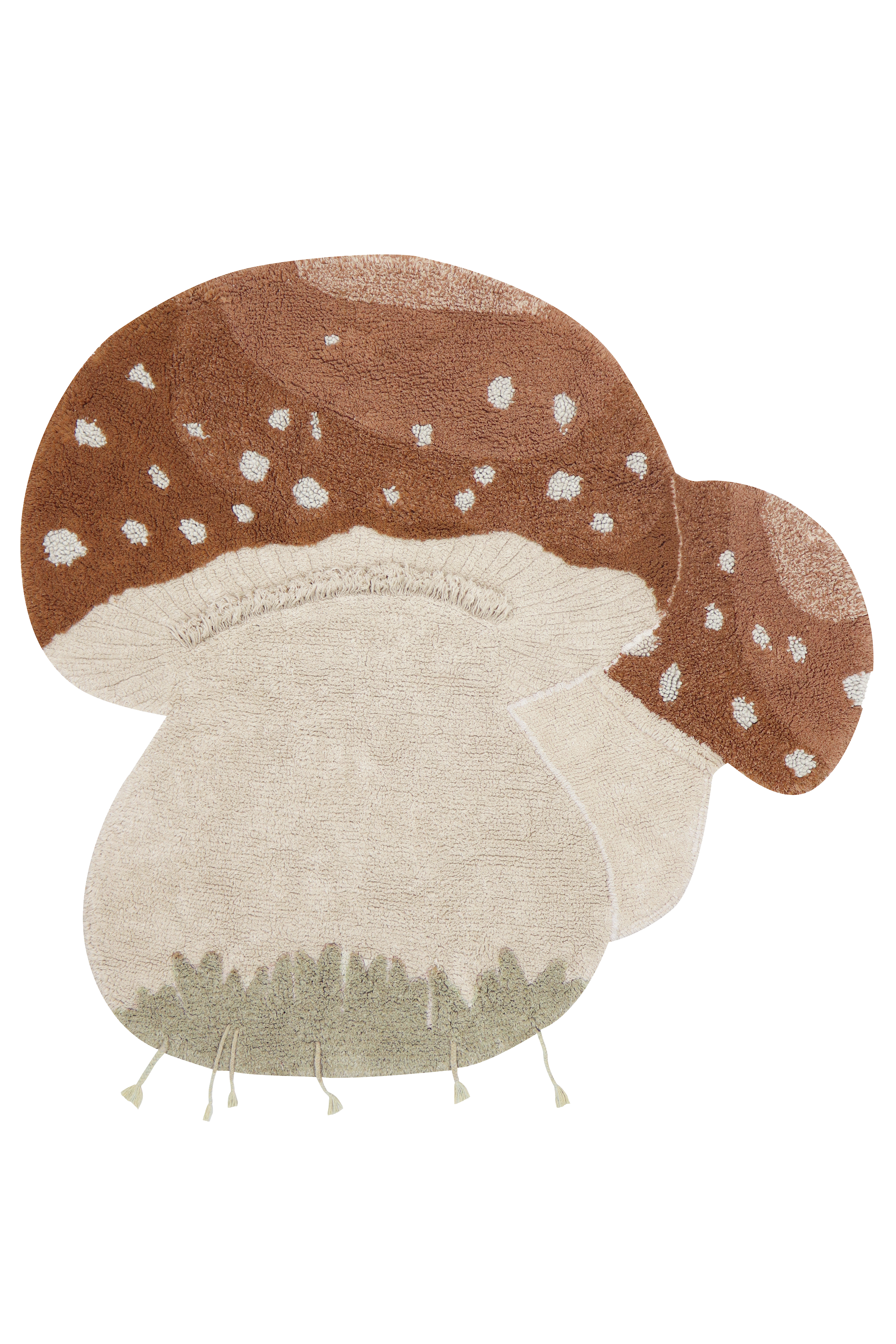 Lorena Canals Wasbaar katoen vloerkleed - Boletus - Ø120cm
