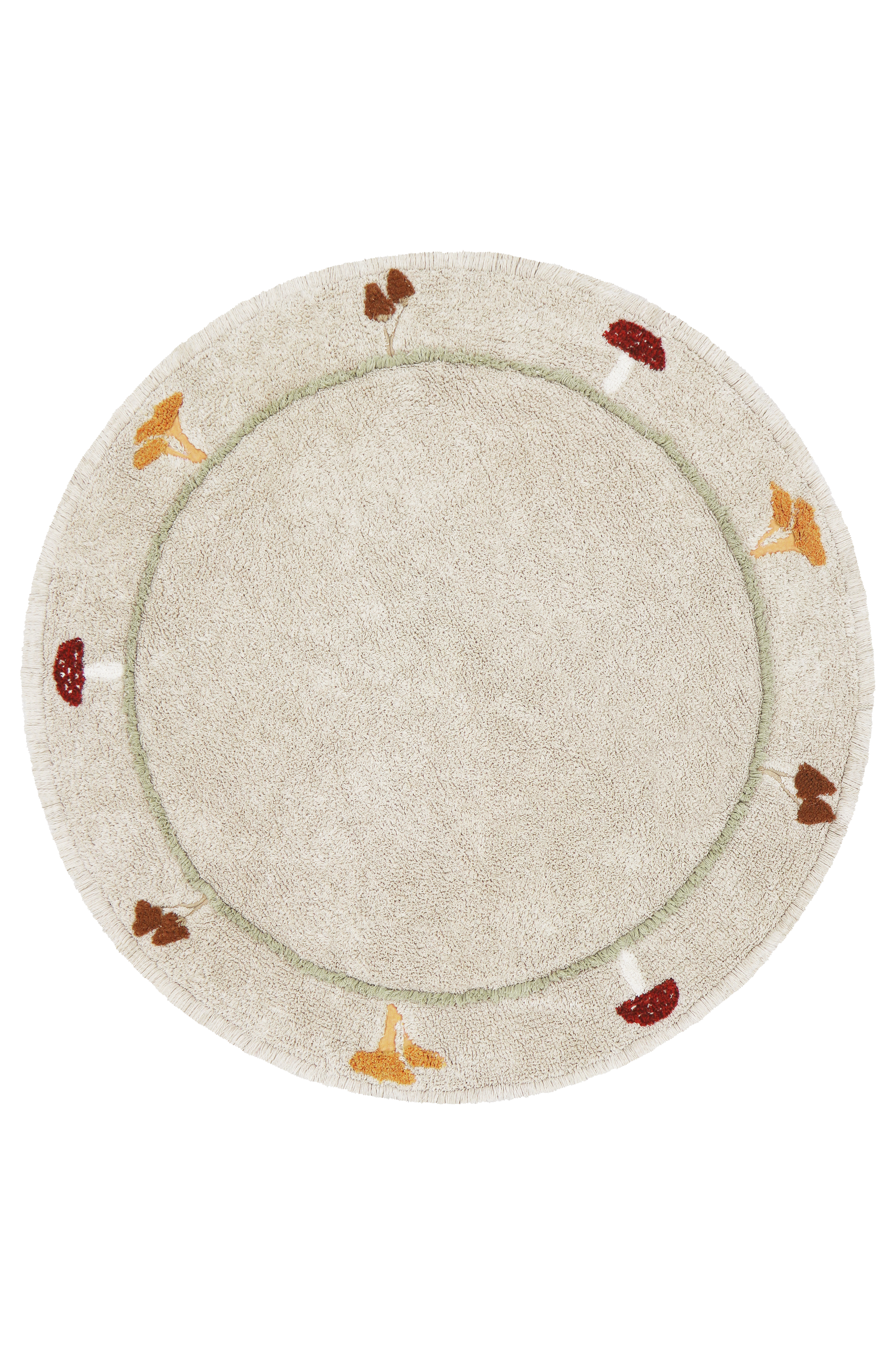 Lorena Canals Tapis lavable en coton - Chanterelle - Ø140cm 