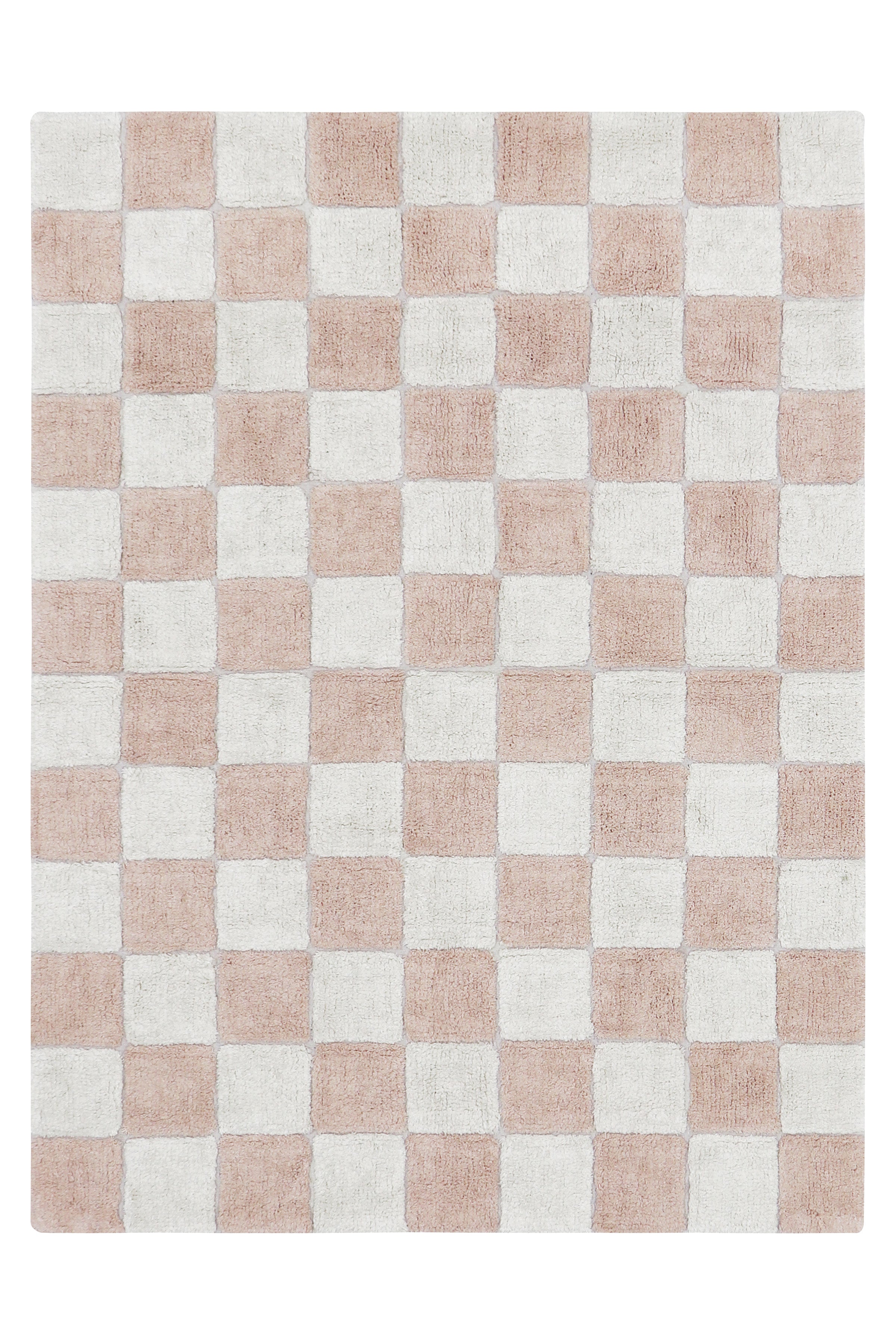 Lorena Canals Washable cotton rug - Tiles Rose - 120x160cm