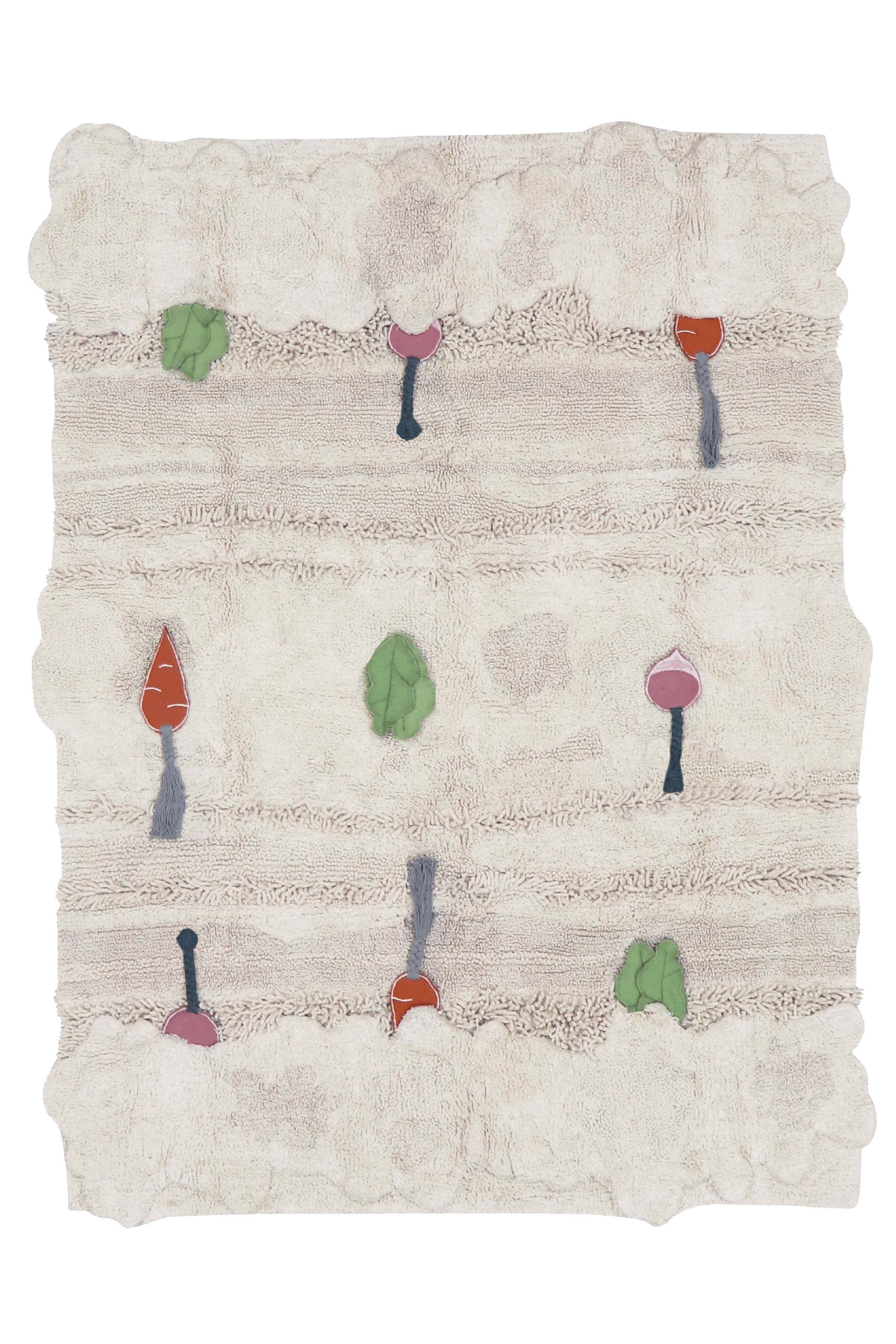 Lorena Canals Washable cotton rug - Veggie Garden - 120x160cm