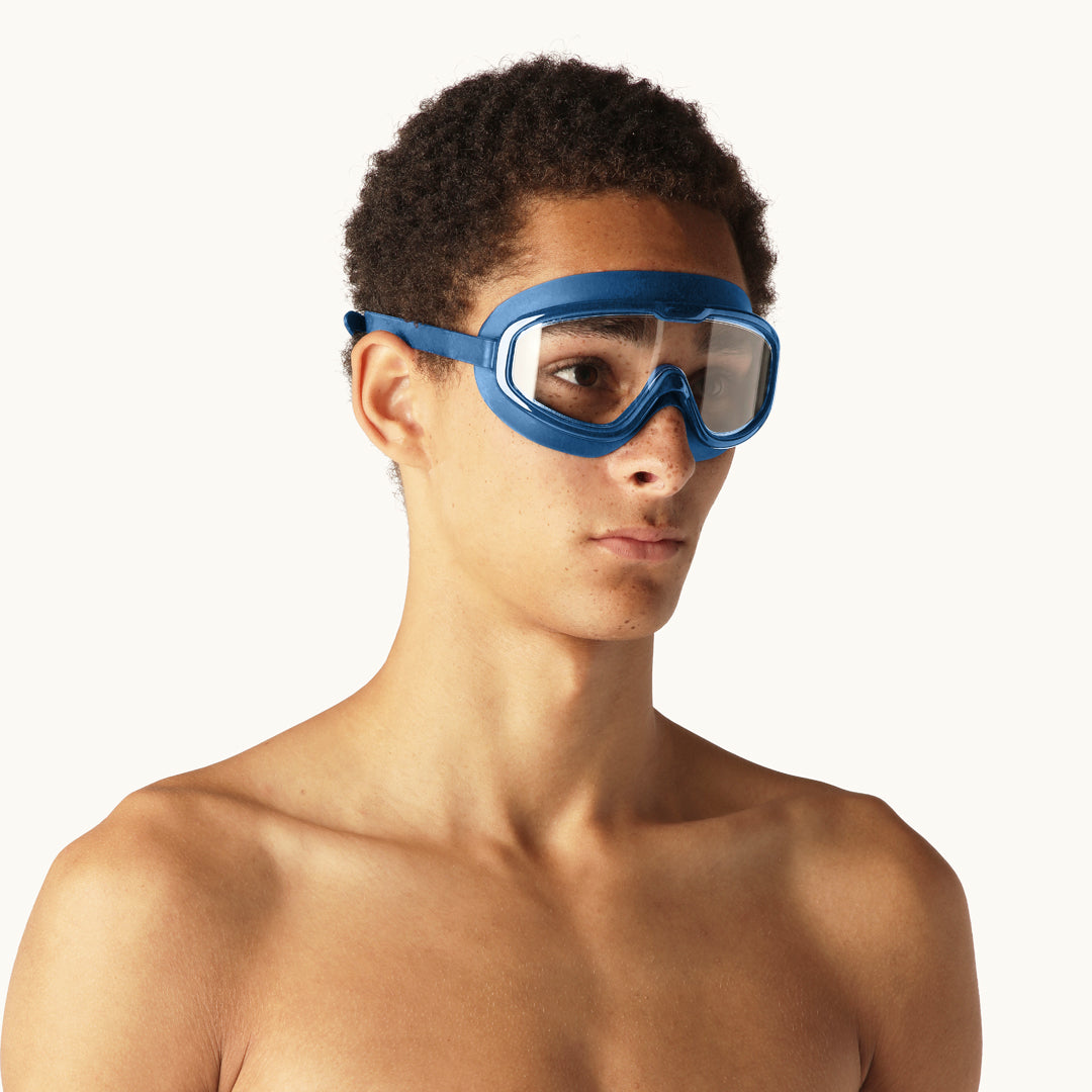 Petites Pommes - Lunettes de natation - Lunettes Hans - Enfant - Bleu Cannes