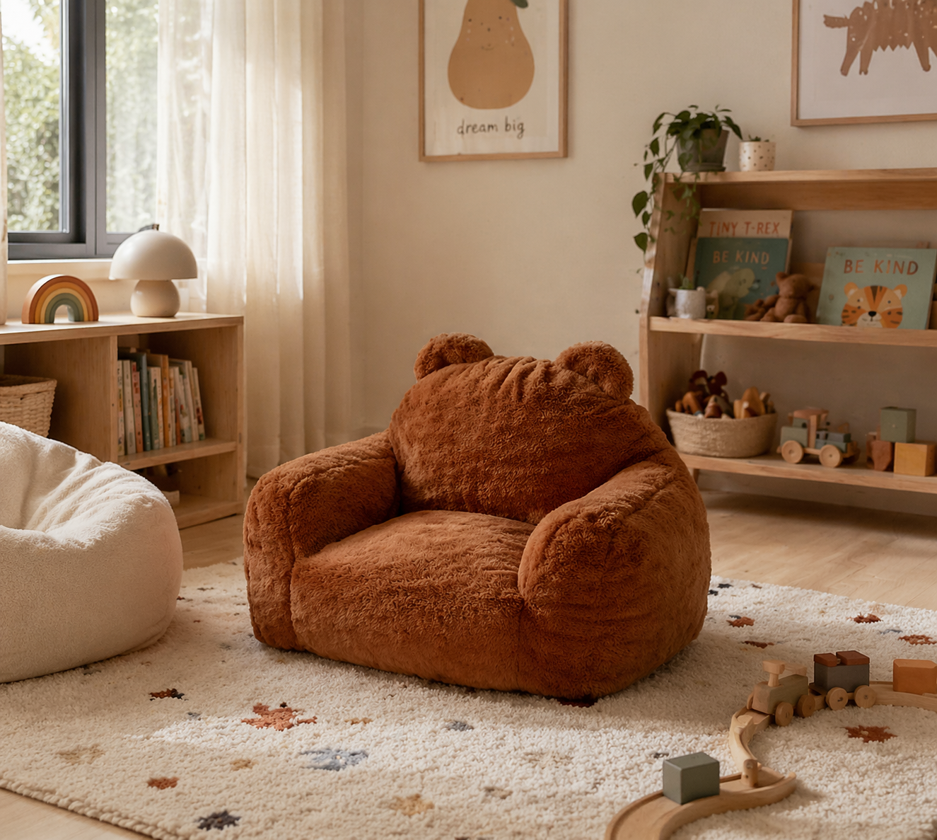 Atmosphera Kids Fauteuil enfant Sirène - 44x43x46cm - Lilas (PRÉCOMMANDE le 27/7)