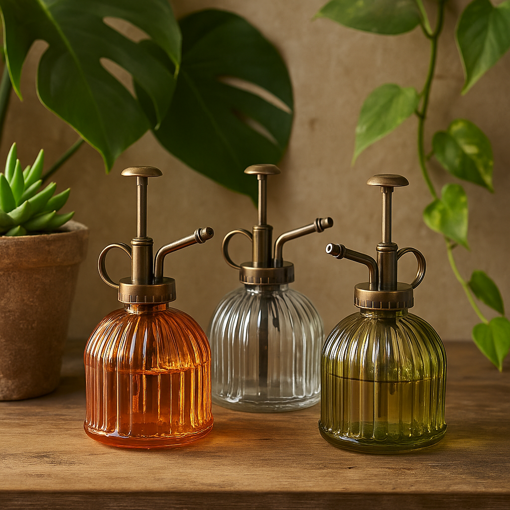 Atmosphera Vintage atomizer smoked glass - Different colors available