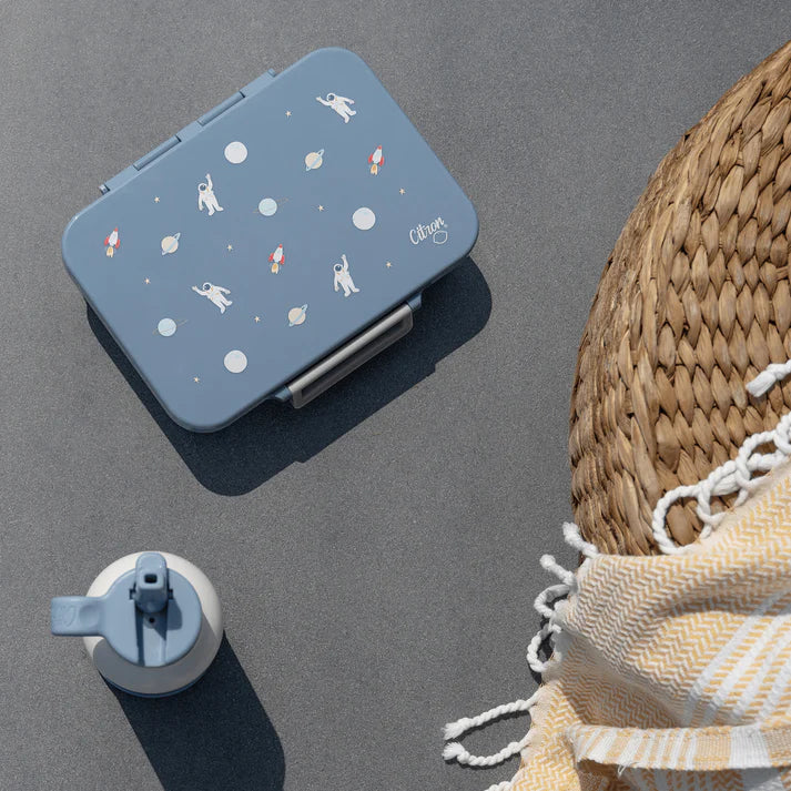Citron Tritan Lunchbox - 4 compartimenten - 17x21x5cm - Spaceship