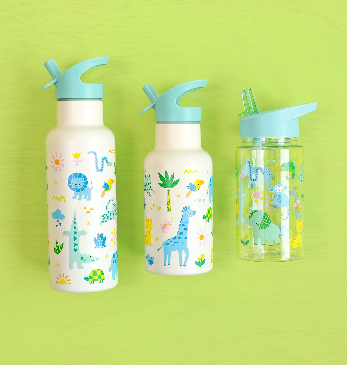A Little Lovely Company Back to School - Drinking bottle - Vehicles