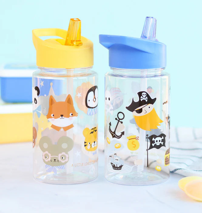 A Little Lovely Company Back to school set - Drinking bottle / 4 Snack boxes / Lunch box - Ice cream