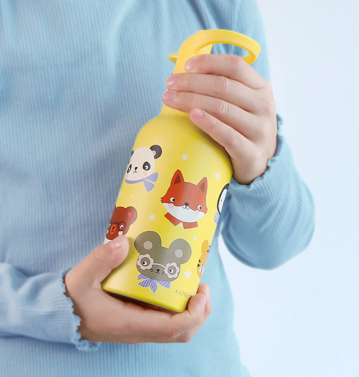 Une petite compagnie charmante à l'école - Buver Bottle Acier inoxydable - Amis d'animaux