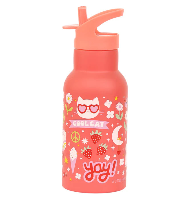 A Little Lovely Company Back to school - Drinkfles RVS - Fun