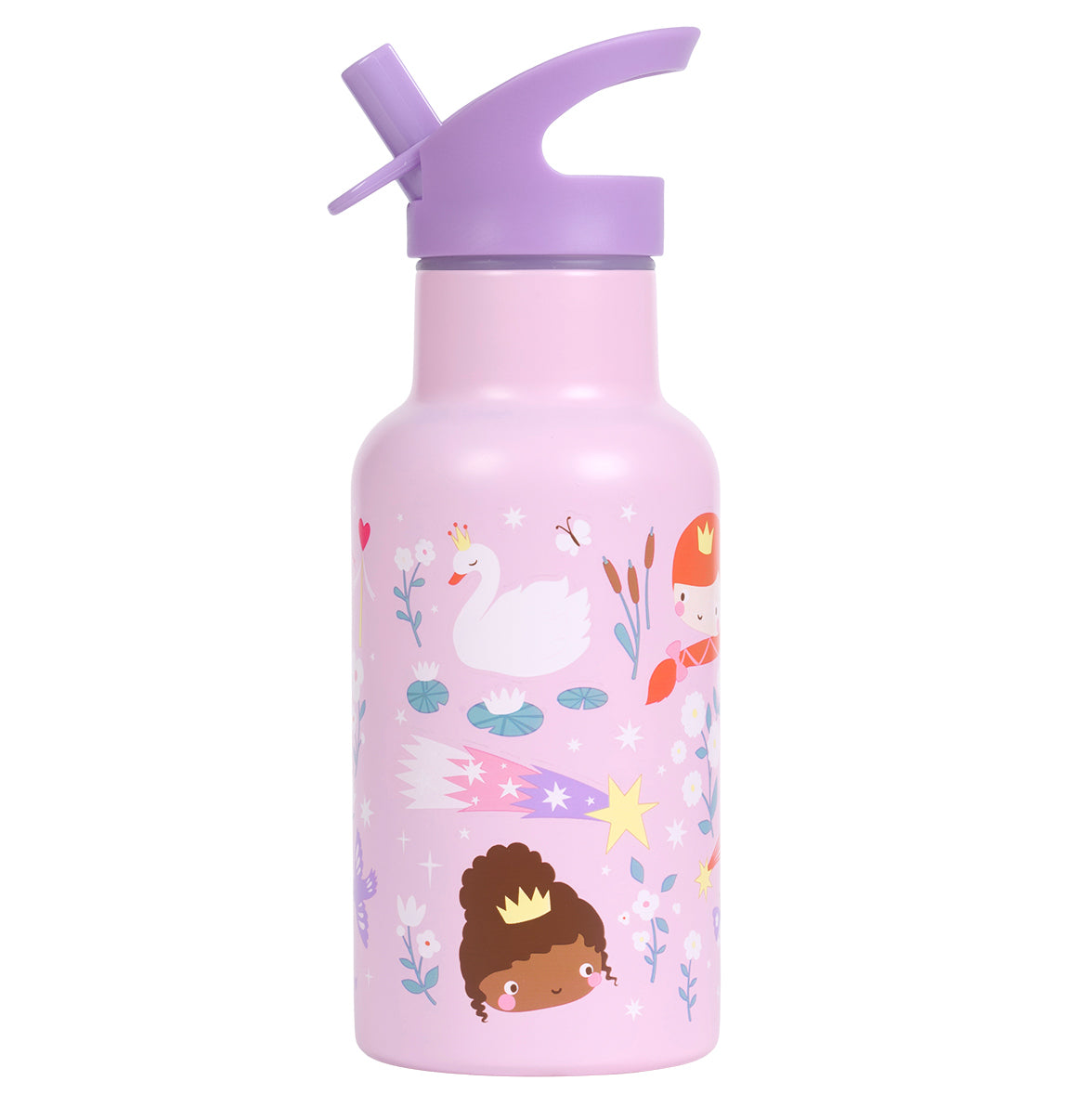 A Little Lovely Company Back to school – Edelstahl-Trinkflasche – Herzen