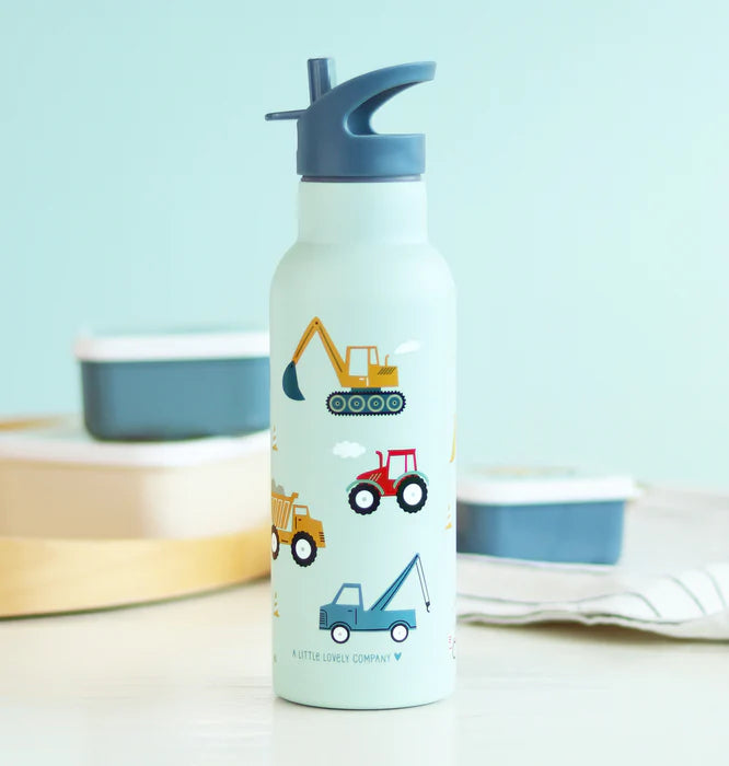 Eine kleine schöne Firma Back to School Set - Trinkflasche XL Edelstahl/Bentobox - Freude
