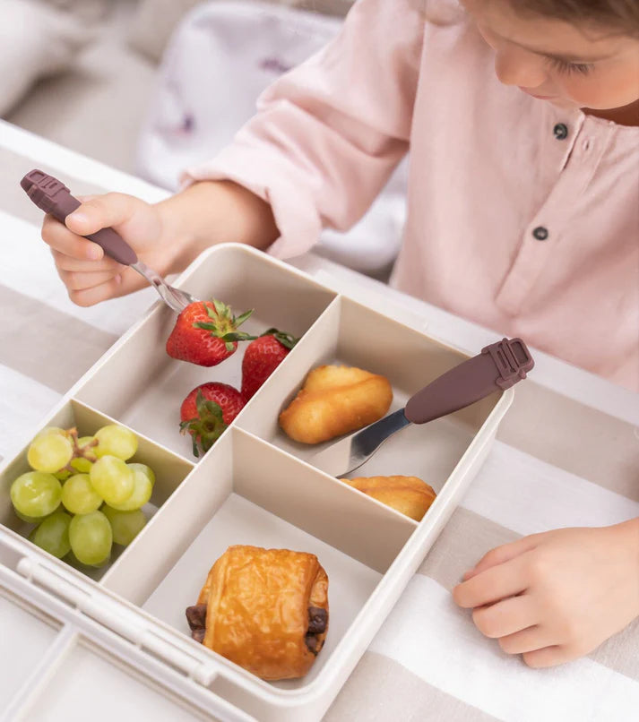 Citron Lunchbox met Voedselbewaarpotje - 19x22x7cm - Vehicles