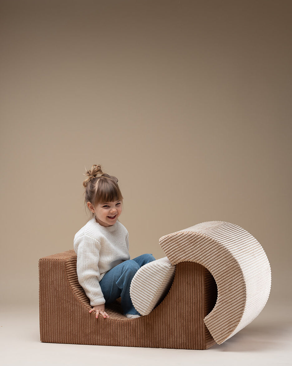 Wigiwama Corduroy Rainbow Playset / Speelset - 75x49x37cm - Toffee (LT 7 werkdagen)