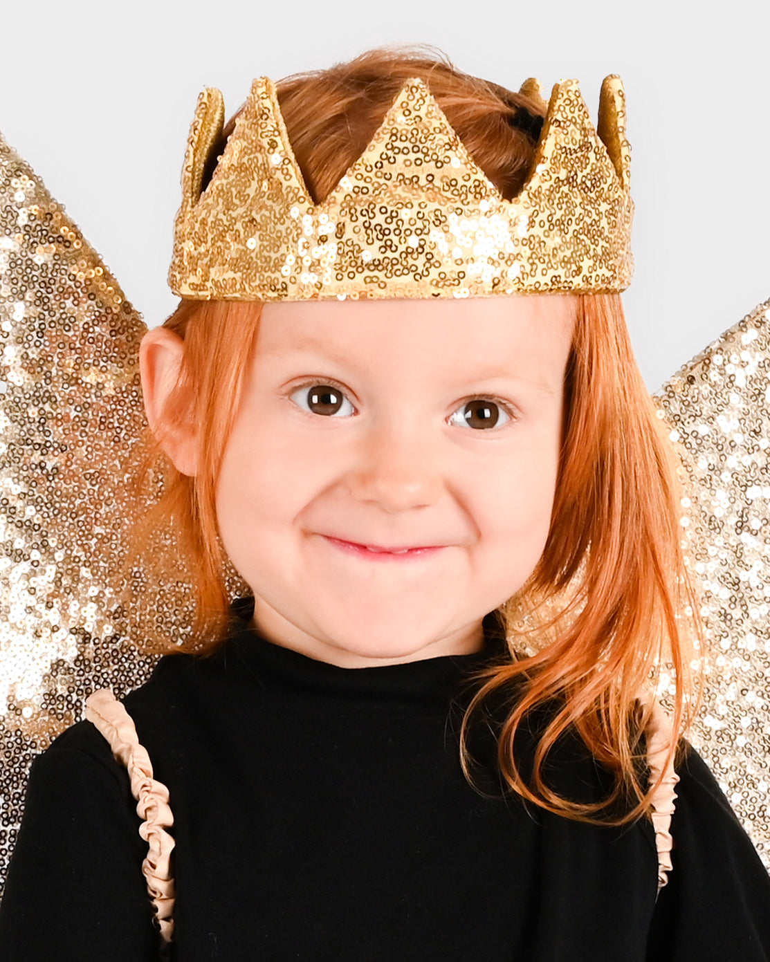 Die Goda Fen Dress -up -Kleidung Krone mit Perlen - Gold
