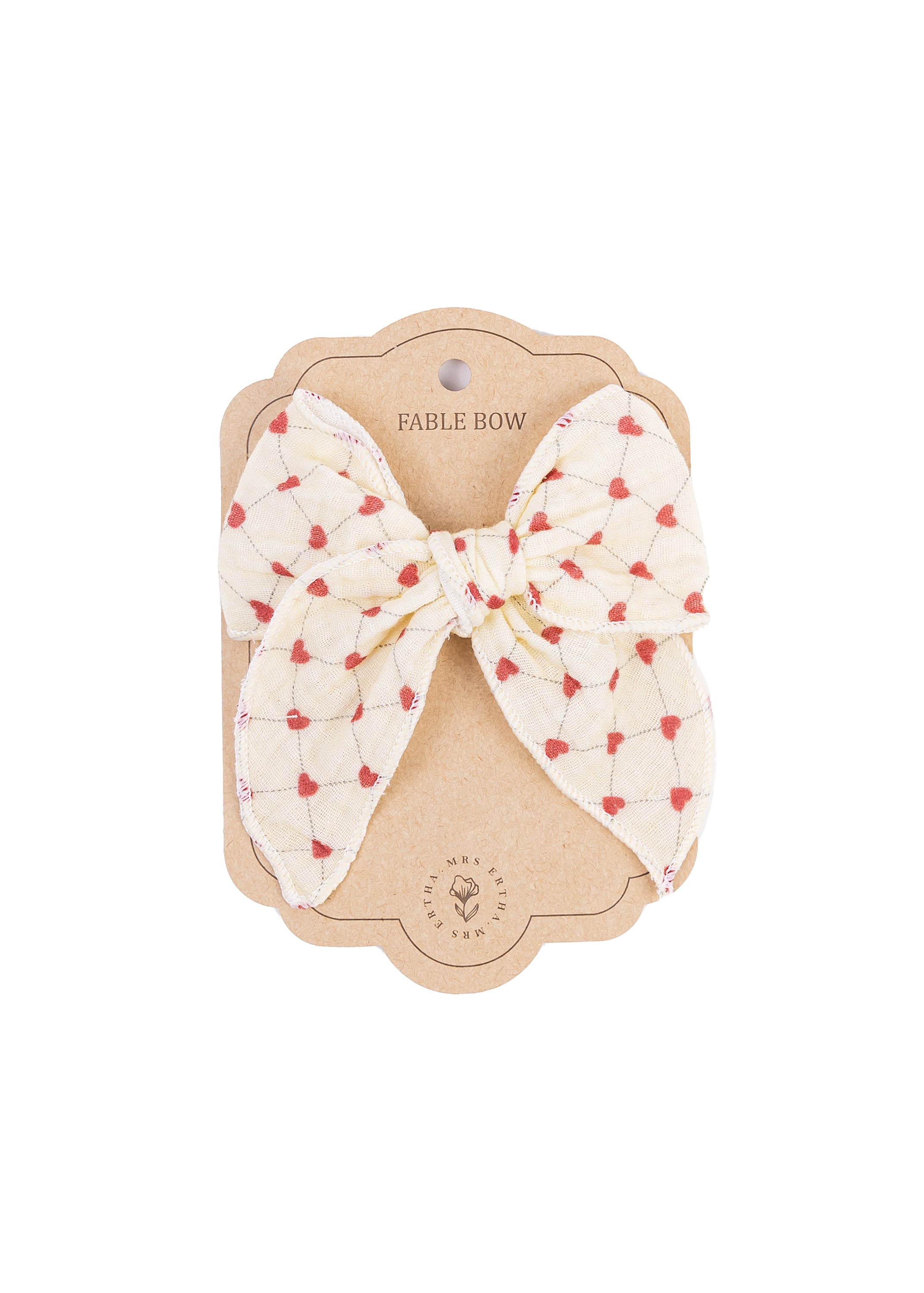 Mrs Ertha Fable haarclip met strik - Lovely Roots