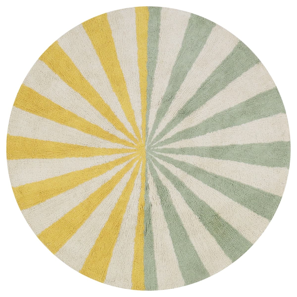 Cokos Vloerkleed Kiran - Ø130cm  - Amber/Jade