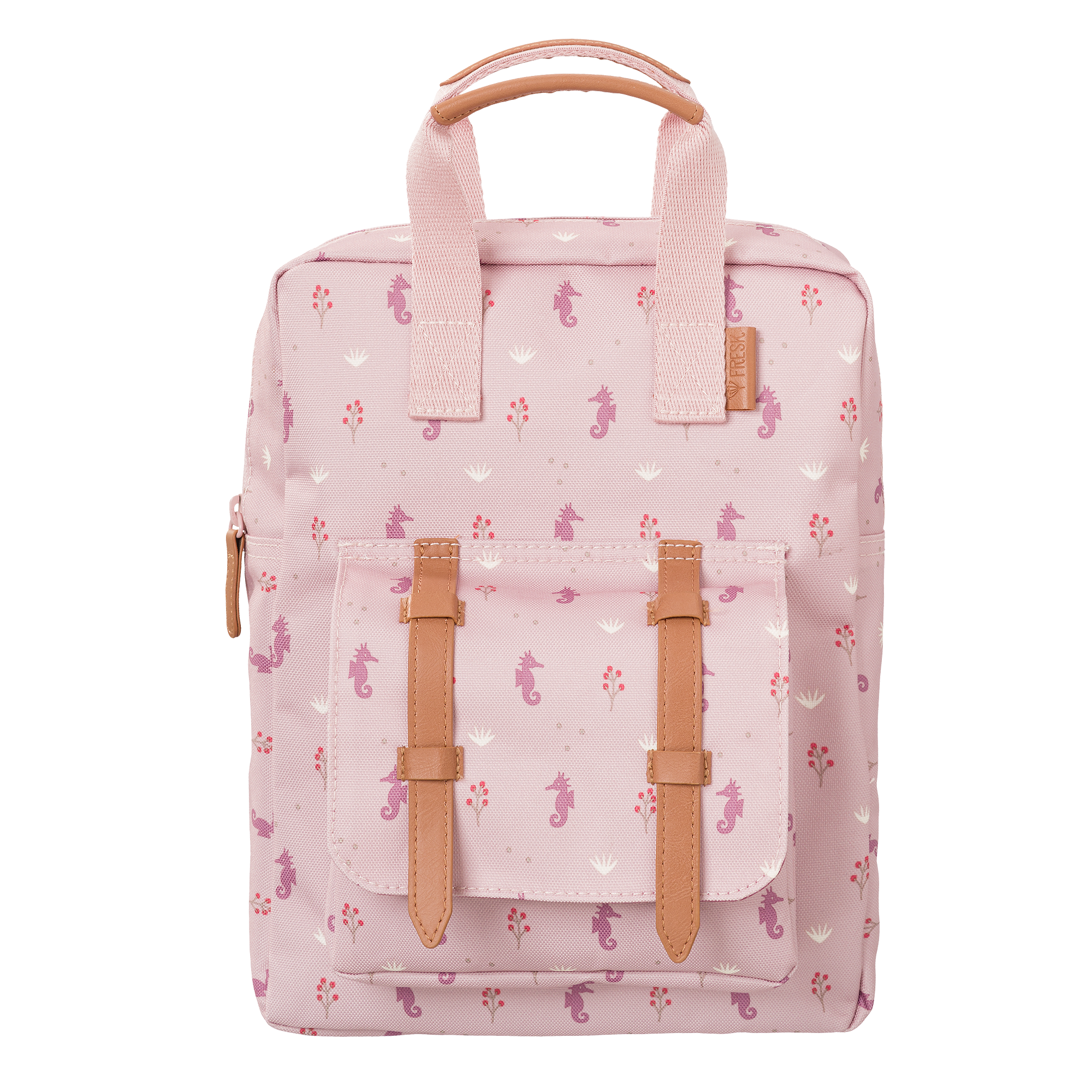 Fresk Kleine Rugzak Seahorse - 28x21x8cm - Roze