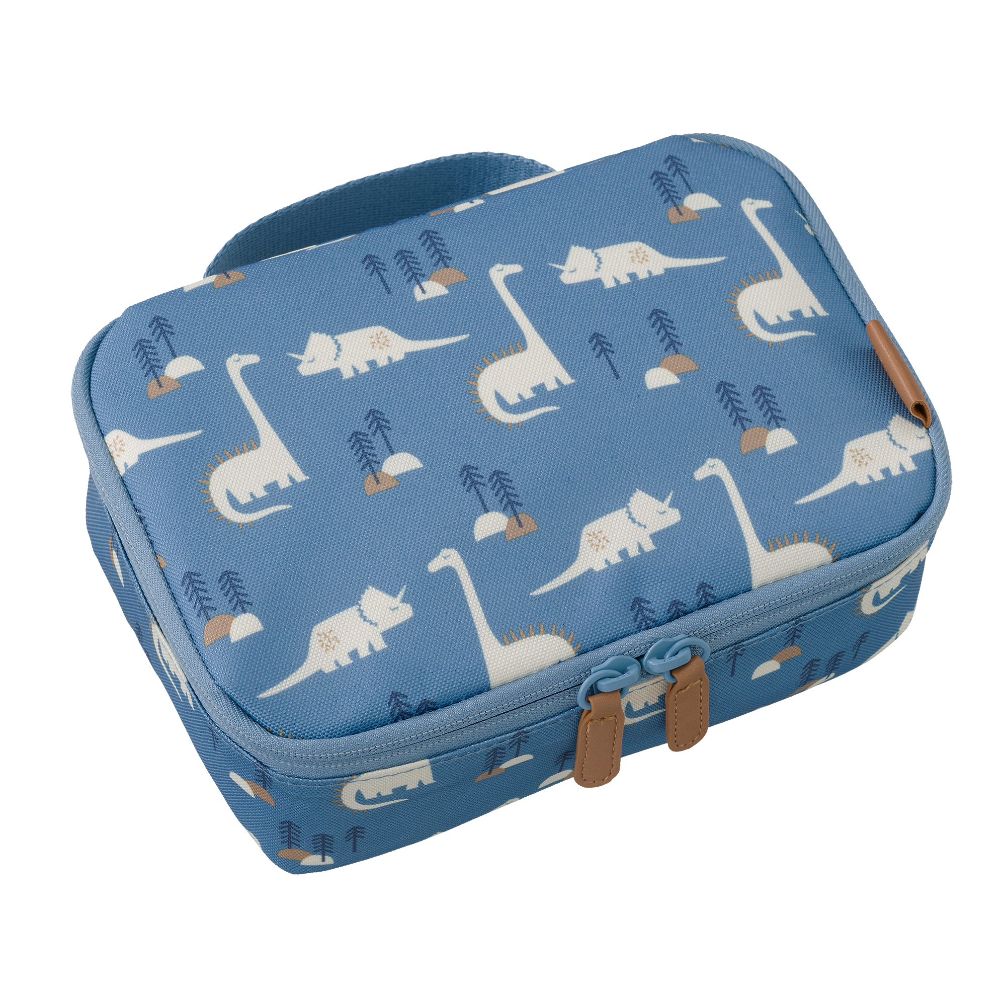 Fresk Cooler Bag/Koeltas Dino - 15x24x7cm - Blauw