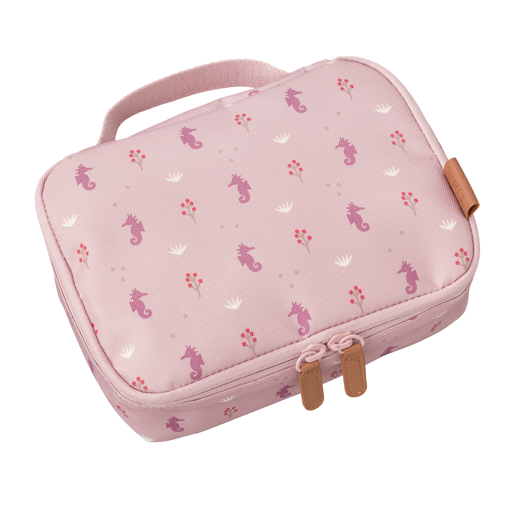 Fresk Cooler Bag/Koeltas Seahorse - 15x24x7cm - Roze