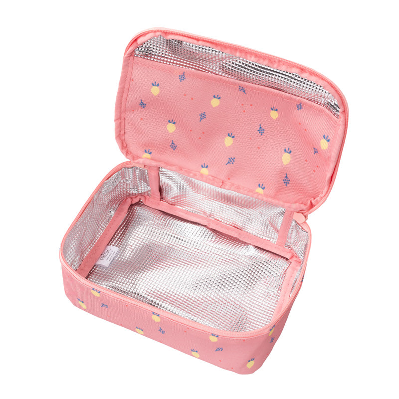 Fresk Cooler Bag/Koeltas Summer Fruit - 15x24x7cm - Roze