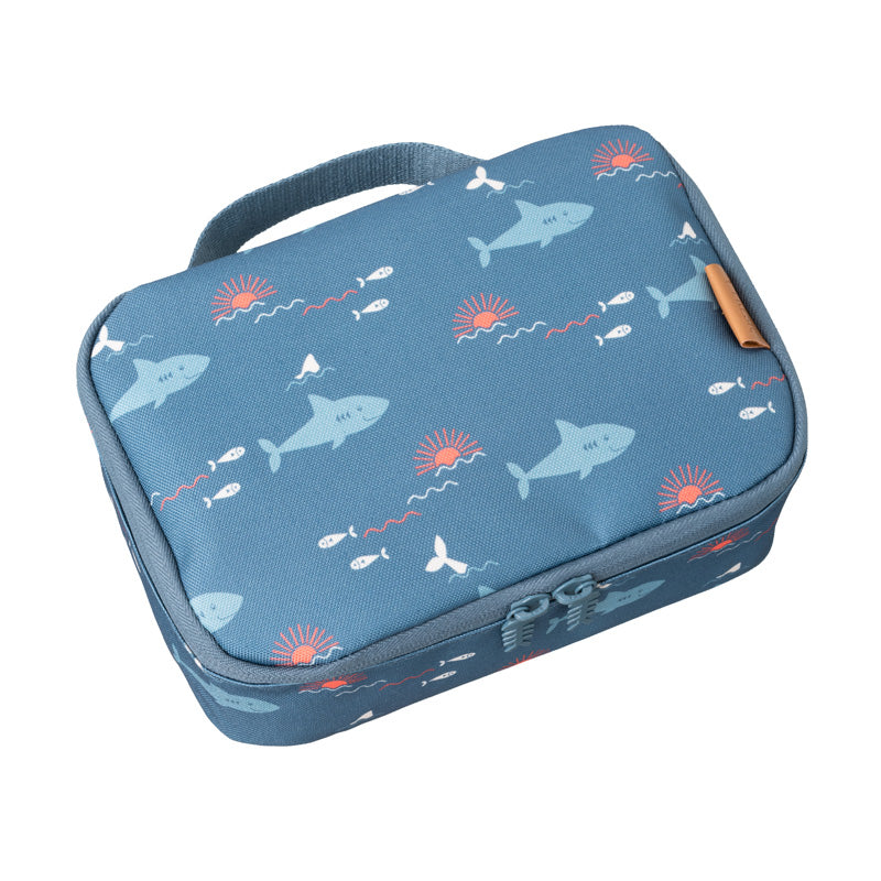 Fresk Cooler Bag/Koeltas Shark - 15x24x7cm - Blauw