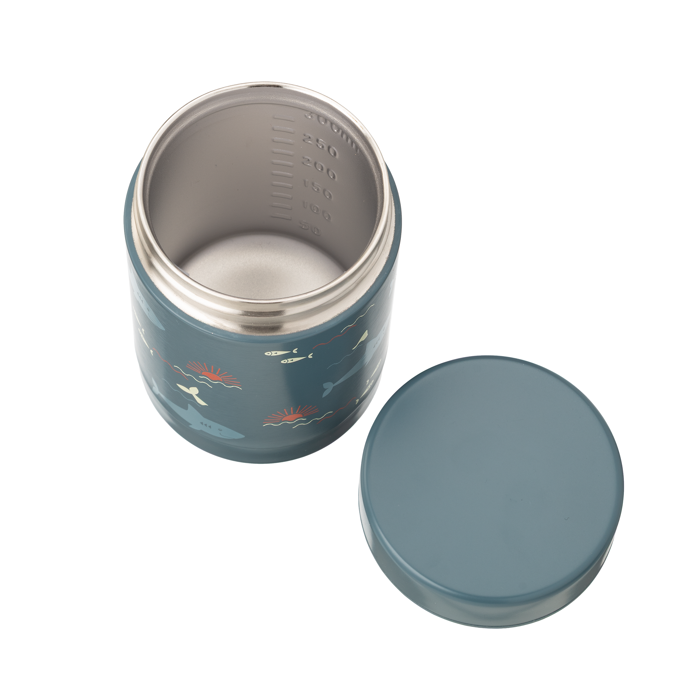 Fresk Thermische Voedselcontainer Shark - 300ml - Blauw