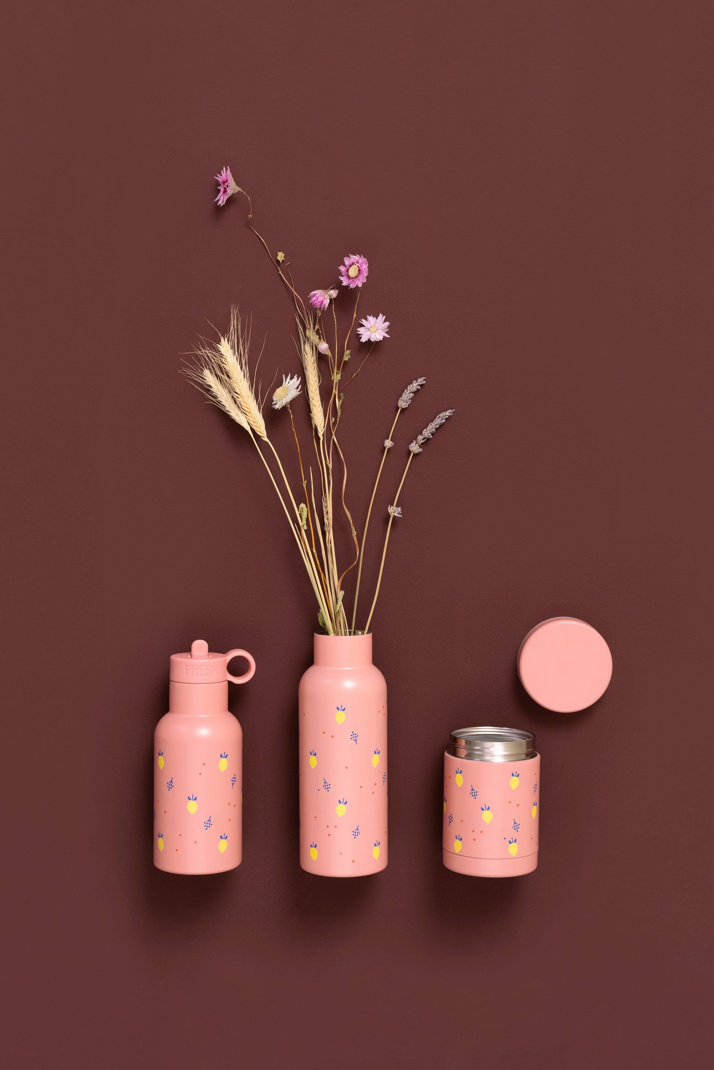 Fresk Thermische Voedselcontainer Summer Fruit - 300ml - Roze