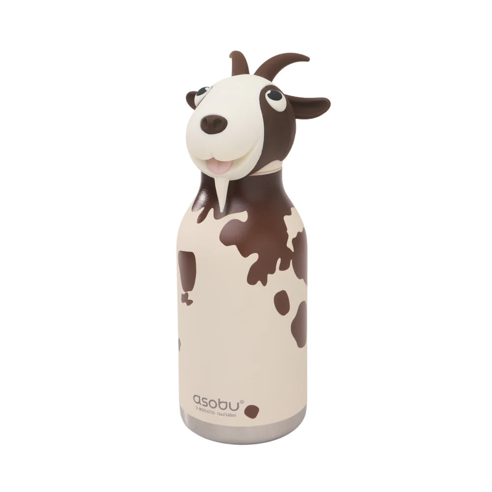Asobu Thermo Drink Bottle Besties Panda - 460 ml - noir / blanc