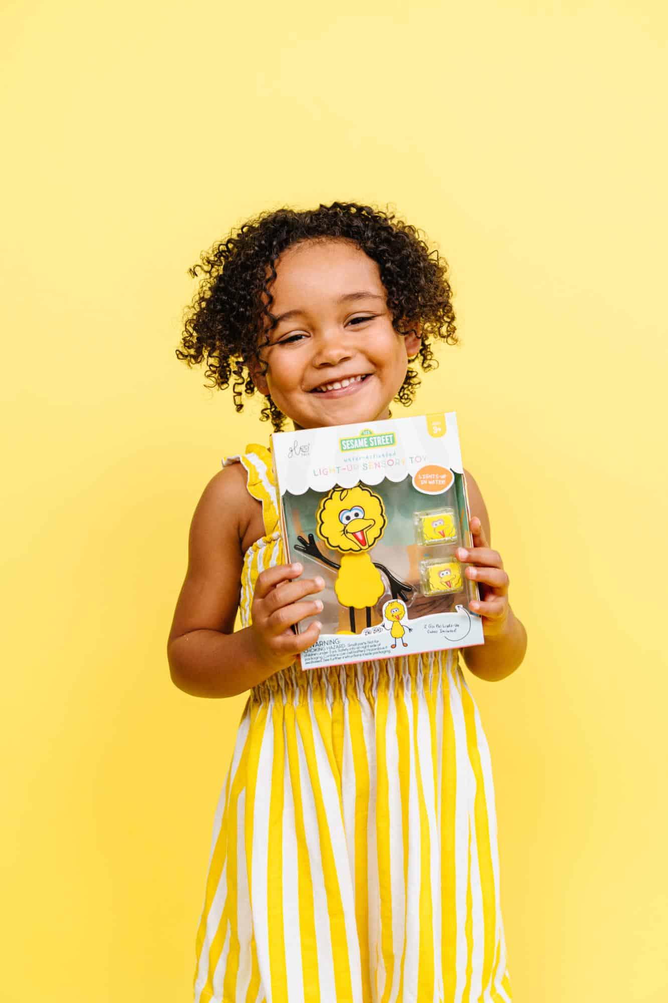 Glo Pals Bigbird Light up Poppetje - Geel