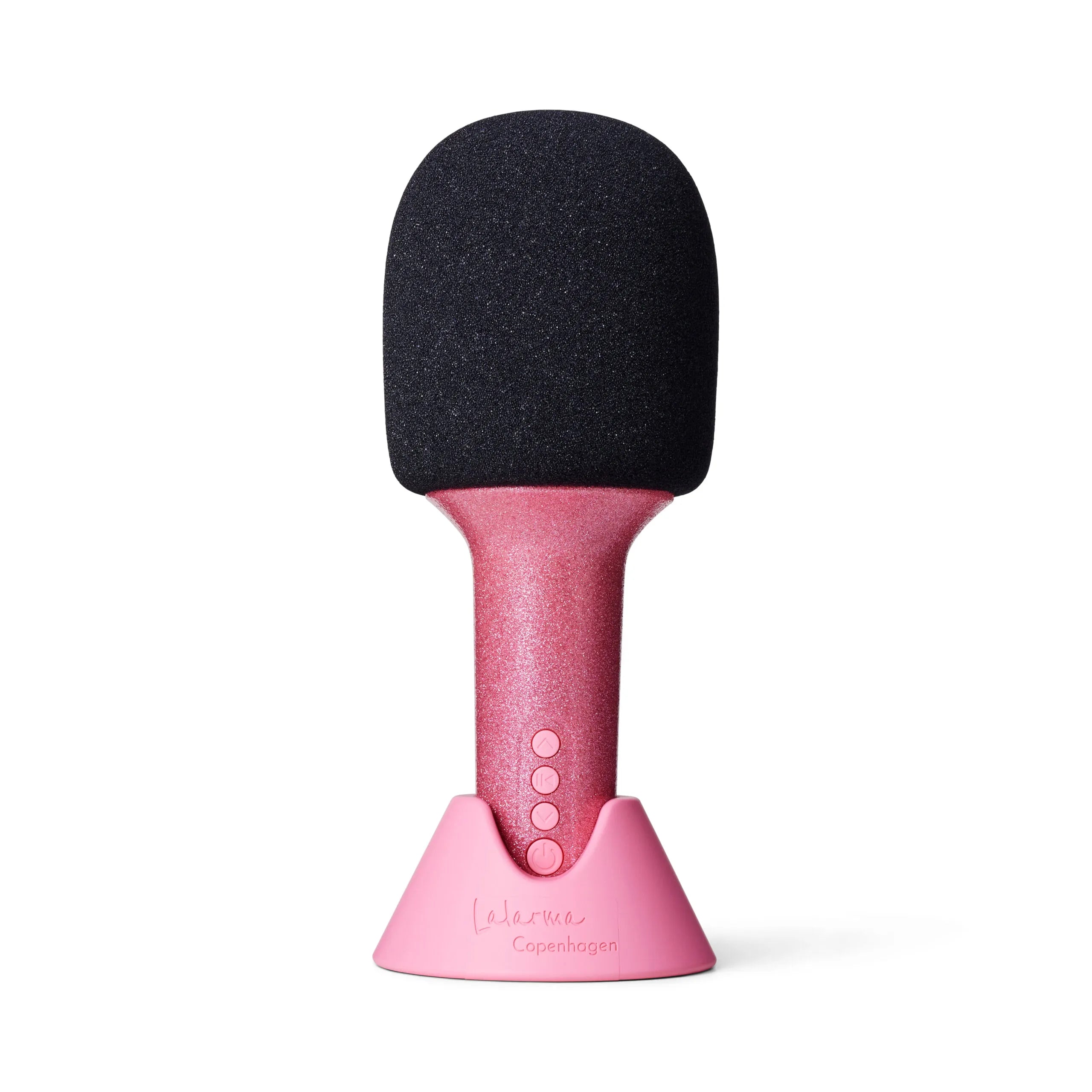 Lalarma Karaoke -Set - Bluetooth 2 Mikrofone und Lautsprecher - Pink
