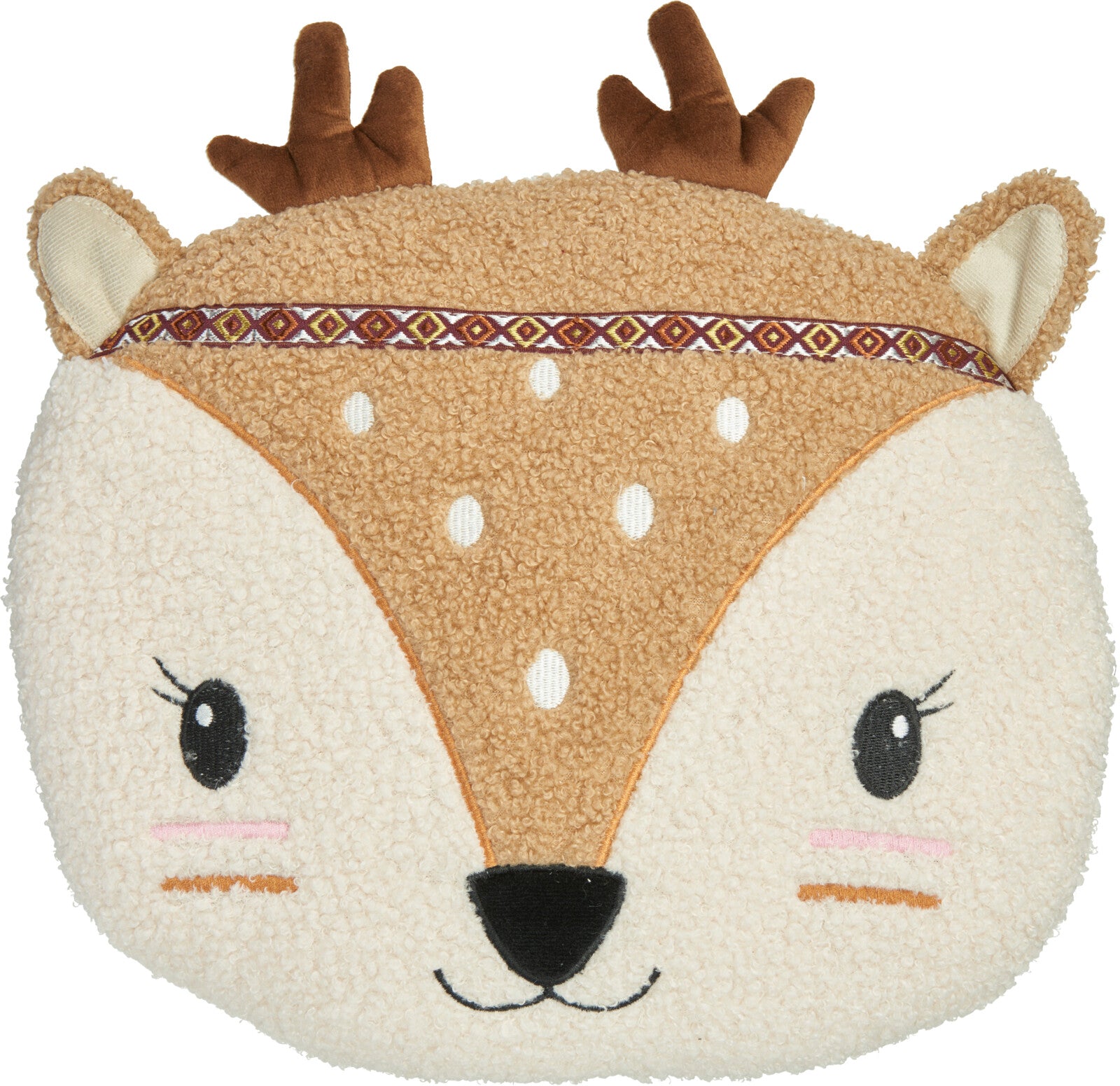 Home & Styling Sierkussen Deer - Hertenkussen - Bruin