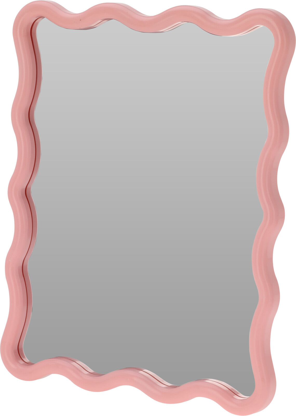 Golvende Spiegel - 30x38cm - Roze