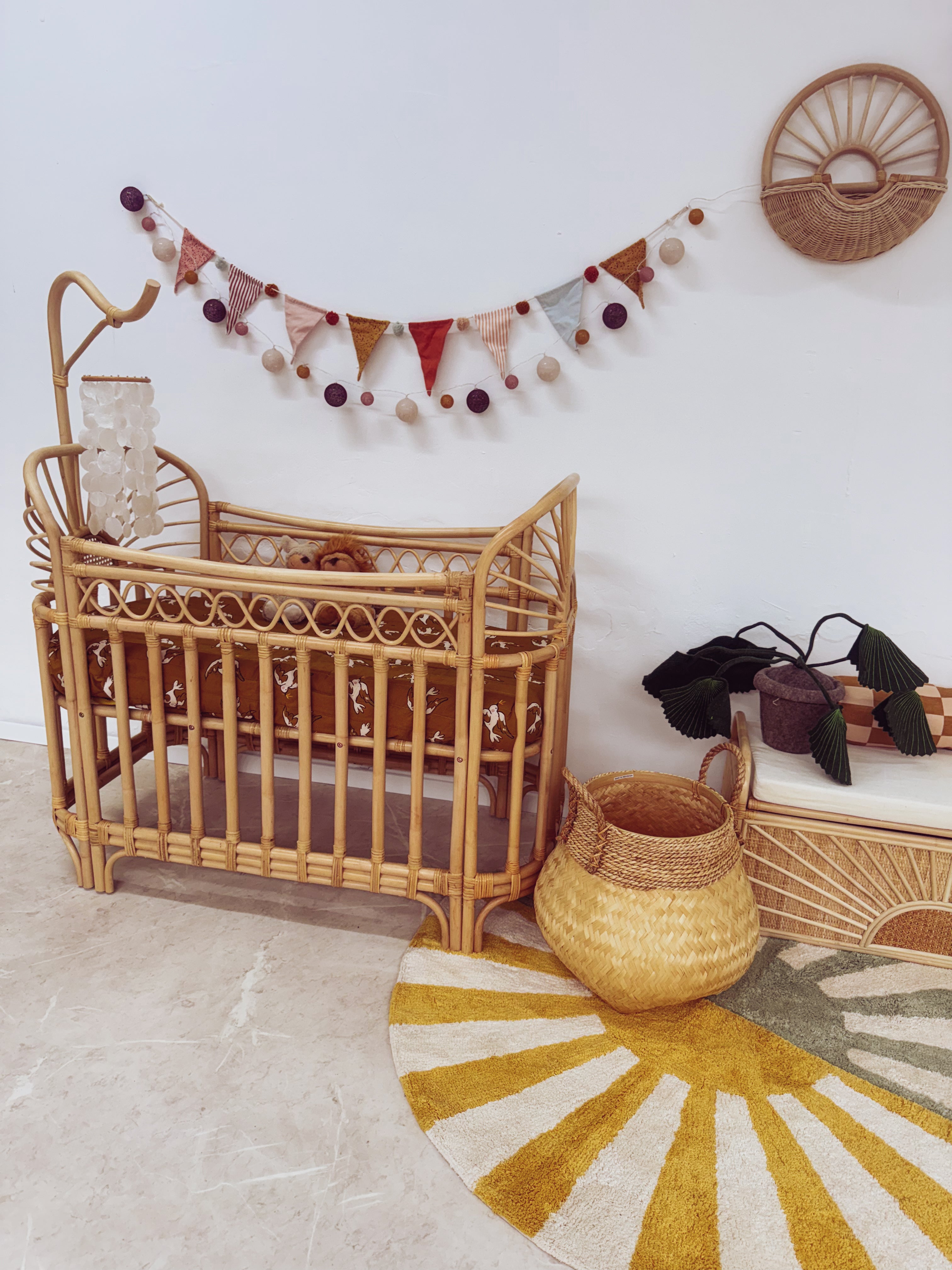 Panier de rangement en bambou Cokos Jaya